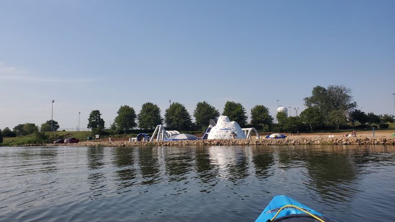 Inflatable Water Obstacles That Turn The Lake Into A Playground