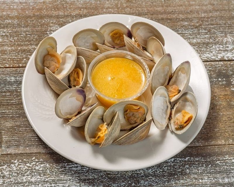 Little Neck Clams Round Out The Seafood Selection