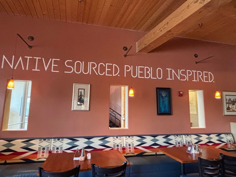 A Bright Stop Surrounded By Native Art