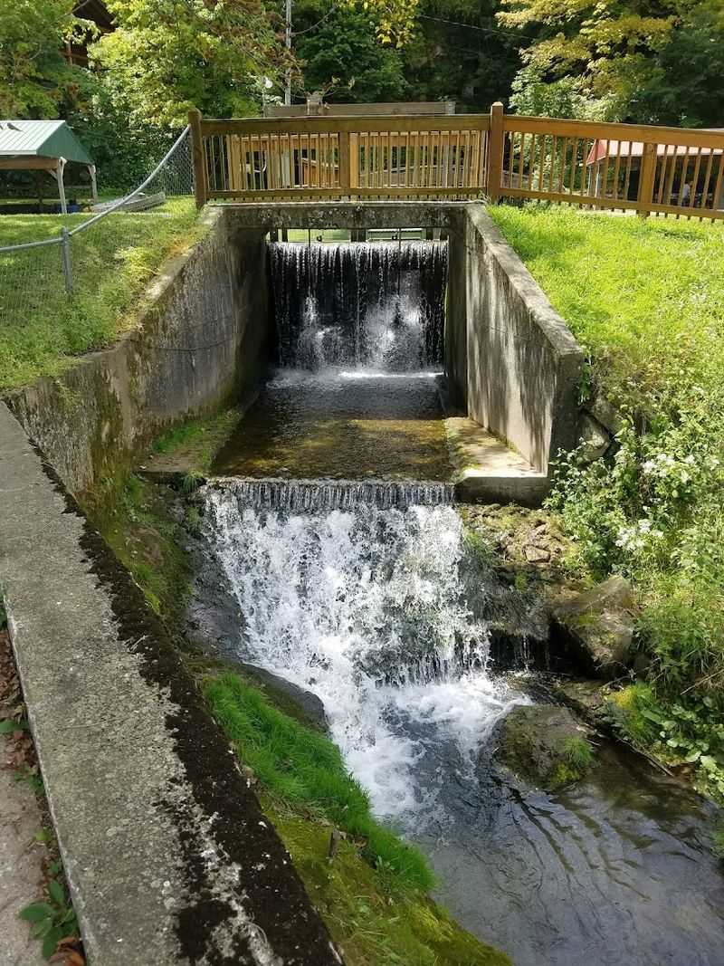 Beulah Falls At Spook Cave And Campground, McGregor