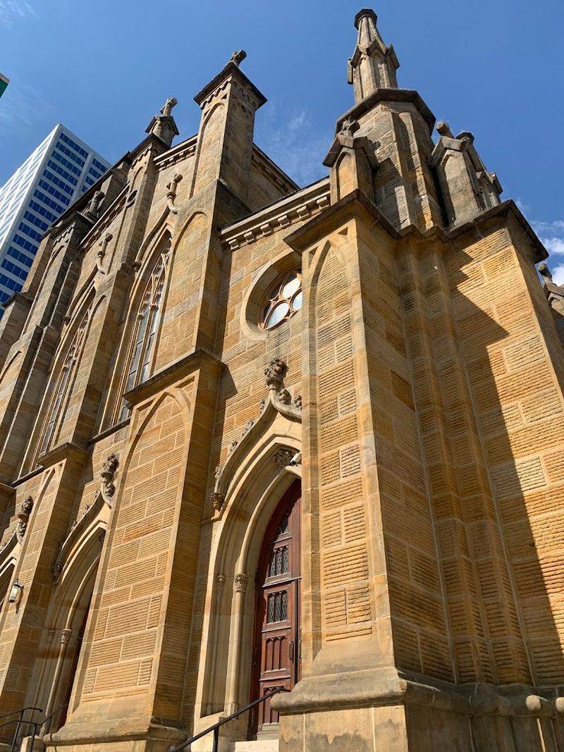 Local Stone Gives The Exterior Its Own Columbus Accent