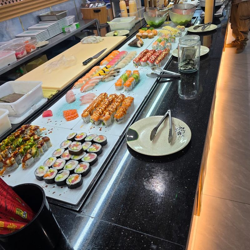 Colorful Sushi Displays Steal The Spotlight