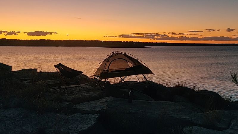 Golden Hour Turns The Shoreline Copper