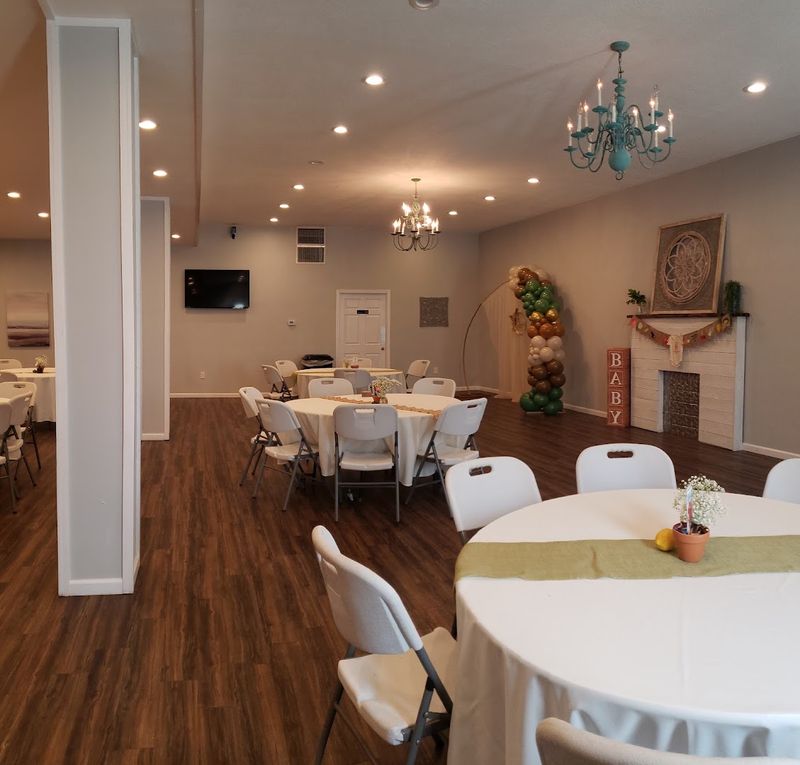 The Event Space Doubles As A Bright, Airy Gathering Spot