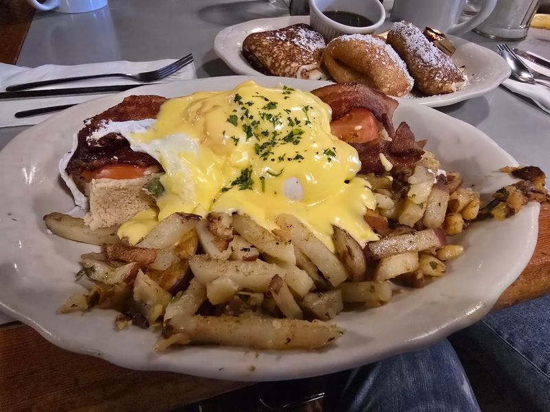 Salmon Benedict Worth Crossing Town For