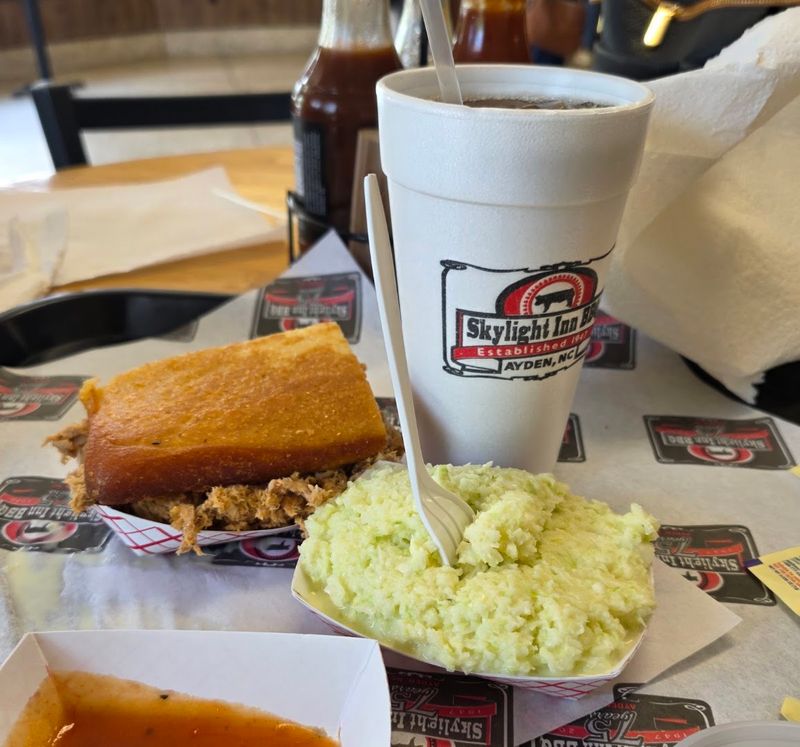 Cornbread And Slaw Complete The Stack