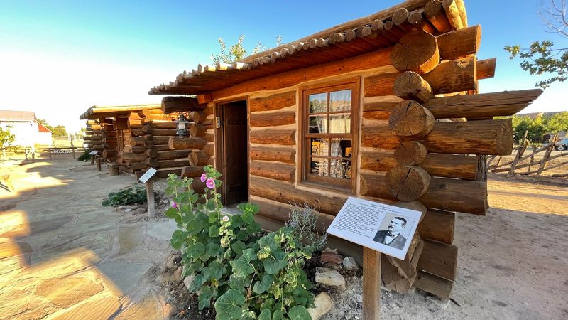 Explore Bluff Fort's Cabins And Historic Wagons