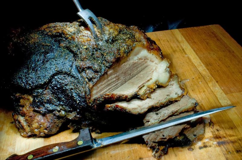 Roast Pork Spends The Night Making Its Own Gravy
