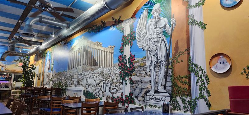 Greek Murals Made A Former Taco Bell Forget Its Past