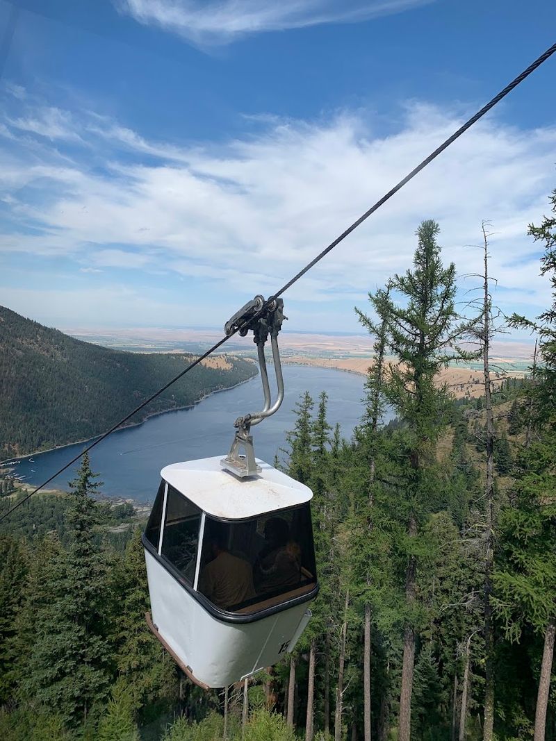 The Tramway Ride Up The Mountain