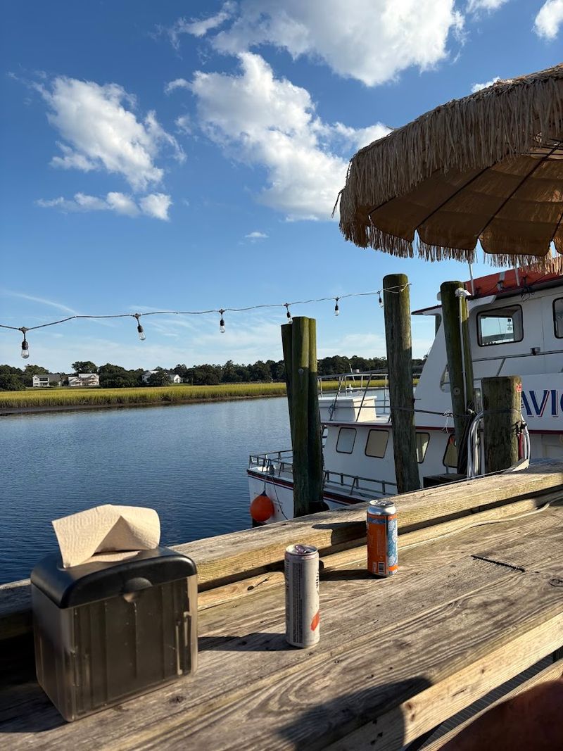Outdoor Seating Right On The Waterway