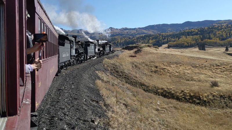 The Train Climbs Into Thin Mountain Air
