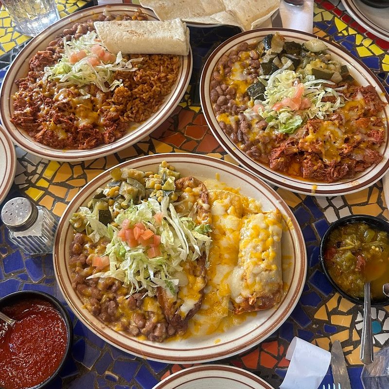 Red And Green Chile On The Table