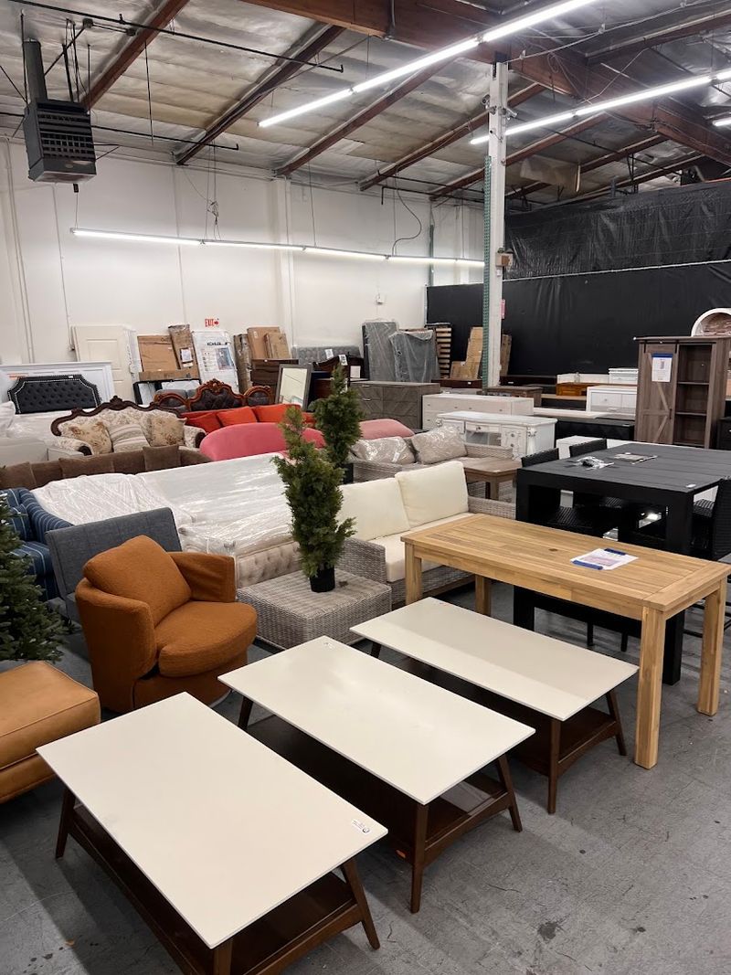 Furniture Finds In A Warehouse Setting