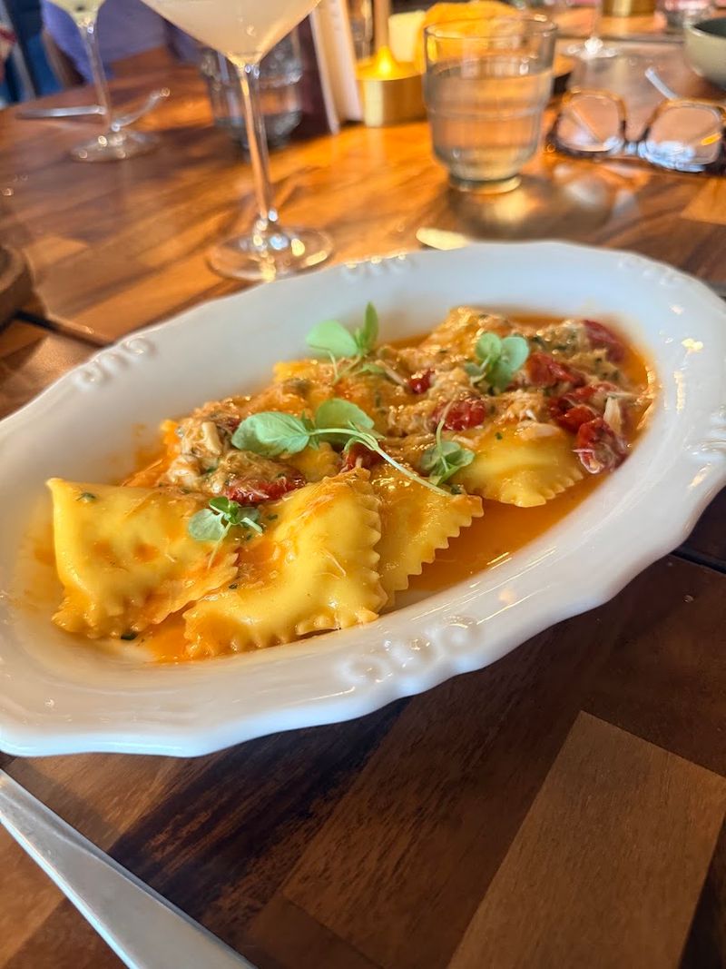 Sweet Corn Ravioli Connects Pasta With Carolina Seafood