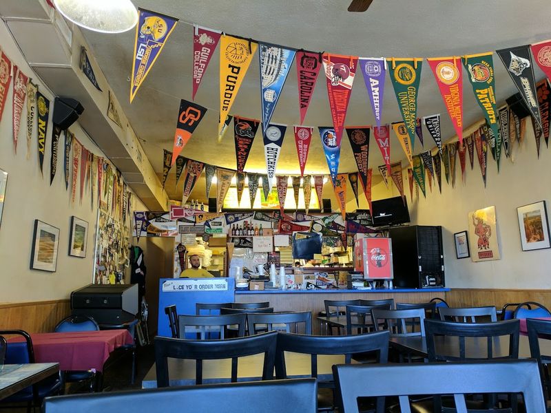College Pennants Turn The Dining Room Into A Memory Map