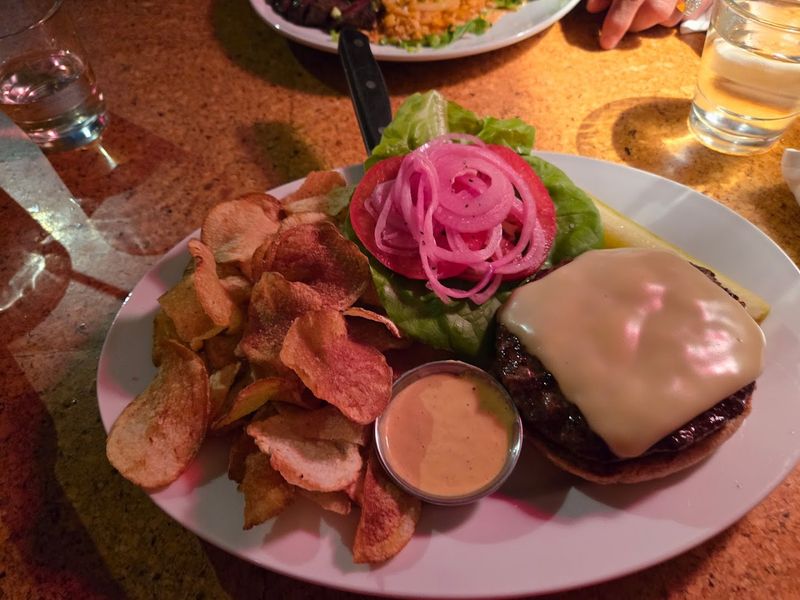 The Cafe Burger Built With Local Beef And Russian Dressing