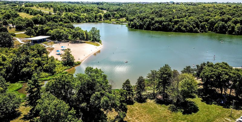 Shawnee Mission Park Beach