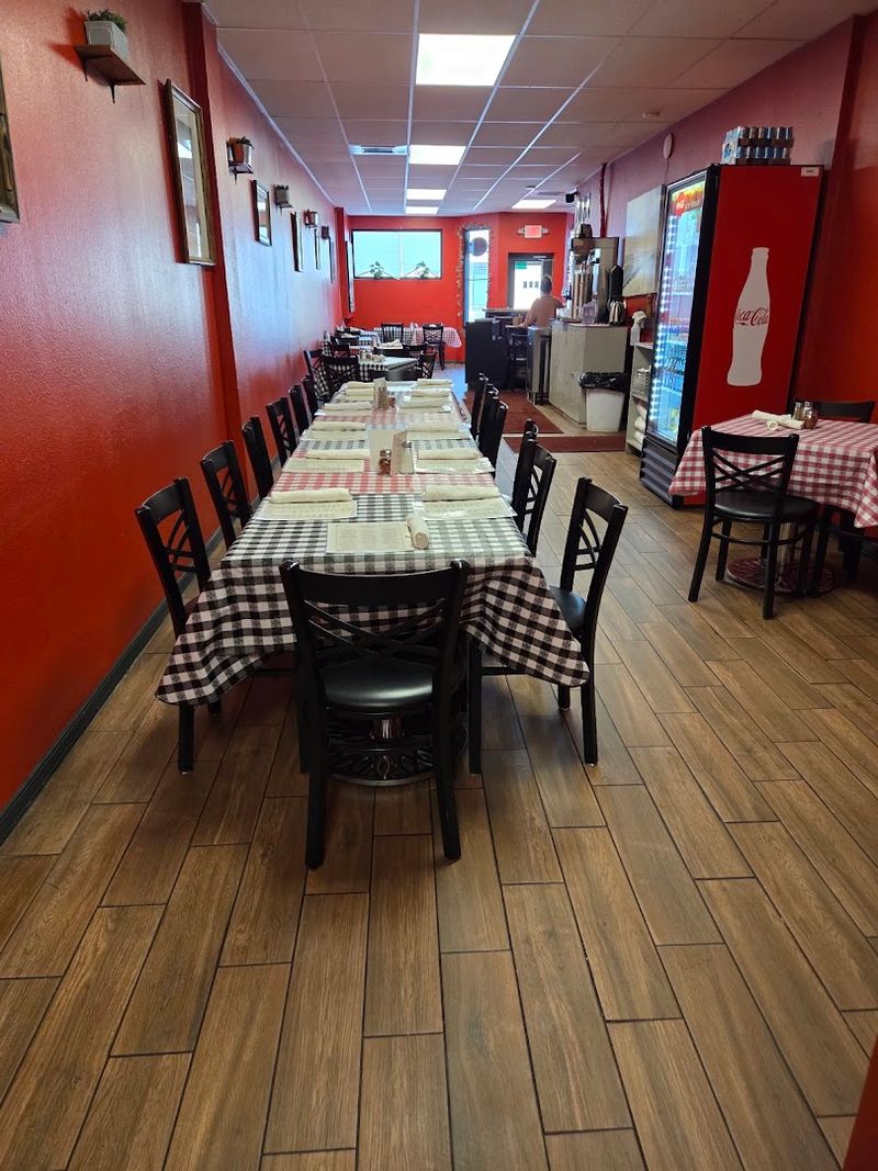 Small Red Dining Room, Big Energy