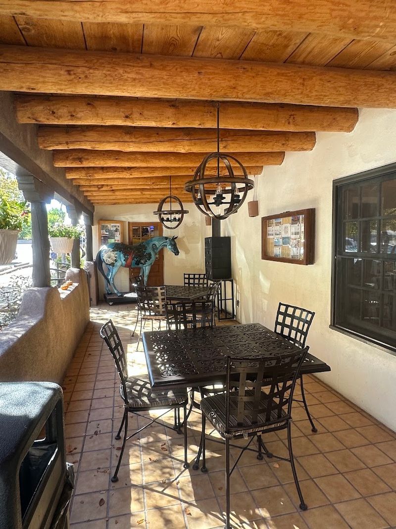 Kiva Fireplaces Give The Dining Rooms A Warm Glow
