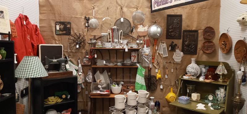 Vintage Glass And Antique Collectibles Galore