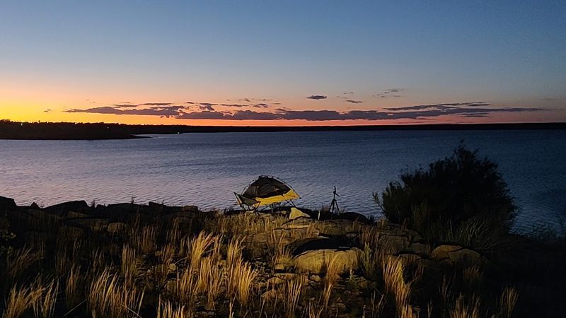 Campsites With Water Just Beyond The Tent