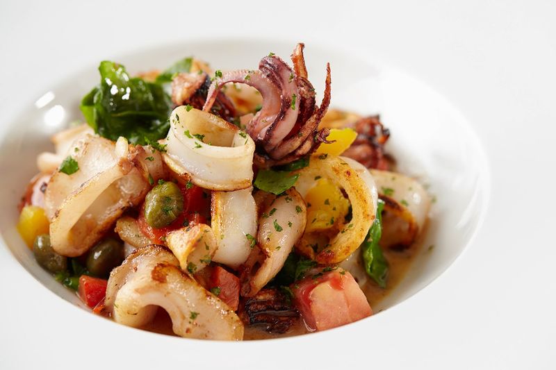 Roasted Chicken And Seafood Broaden The Table