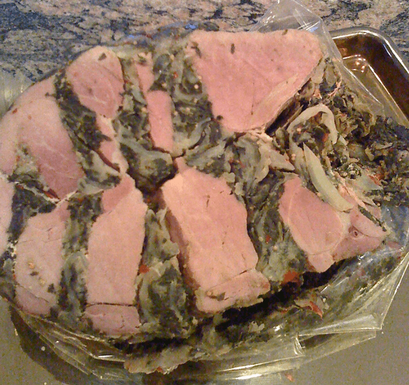 Southern Maryland Stuffed Ham