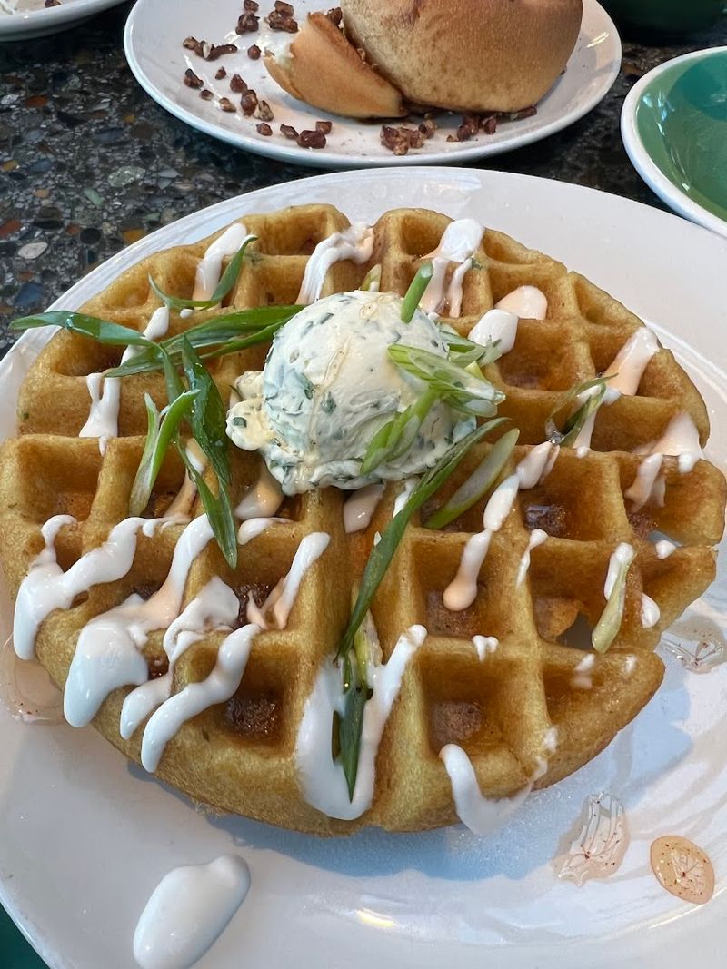 The Roasted Potato And Scallion Belgian Waffle Is A Whole Event