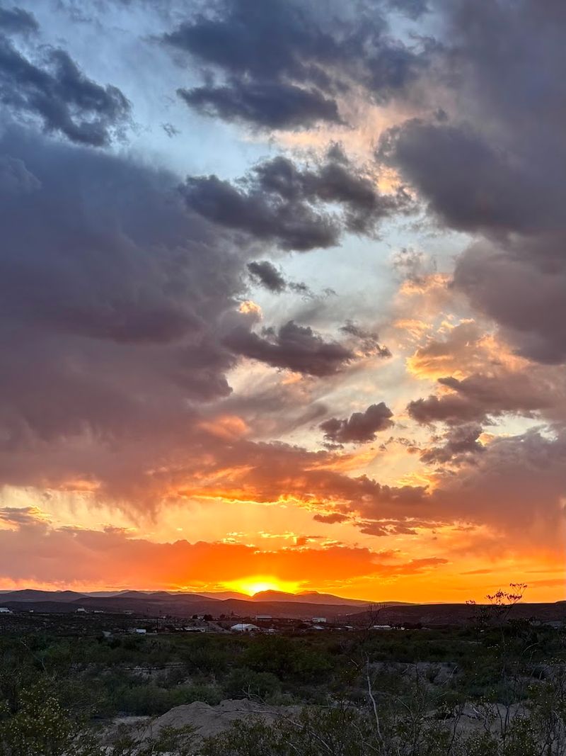 Golden Sunlight Transforms The Desert