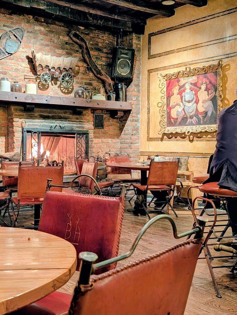 Warm Lights And A Timeworn Interior