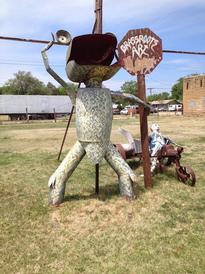 The Grassroots Art Capital Of Kansas Title