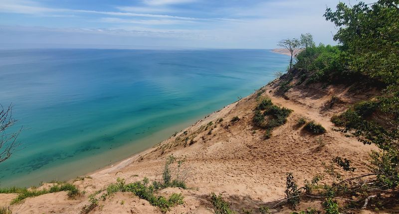 Grand Sable Dunes Rise Three Hundred Feet Above The Lake