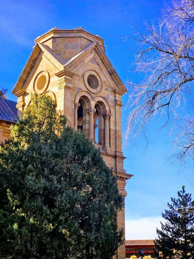 Cathedral Towers Rise Above The Trees
