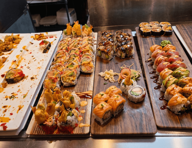 Sushi, Stir-Fry, And Comfort Food Share The Same Stage