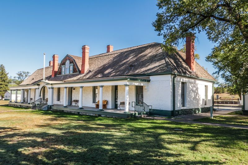 Long Porches Recall Life At A Military Outpost