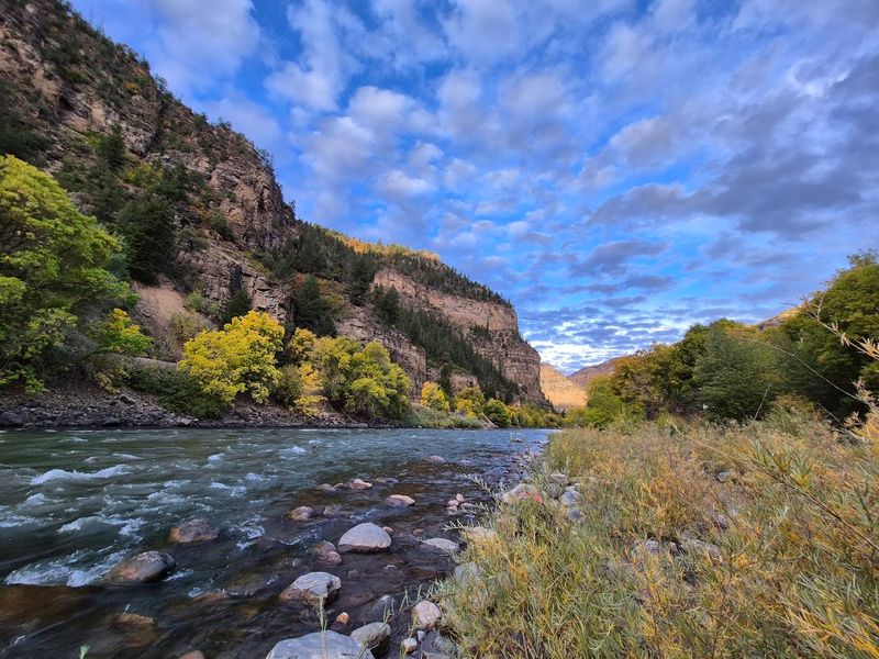 Where The Route Begins In Glenwood Canyon