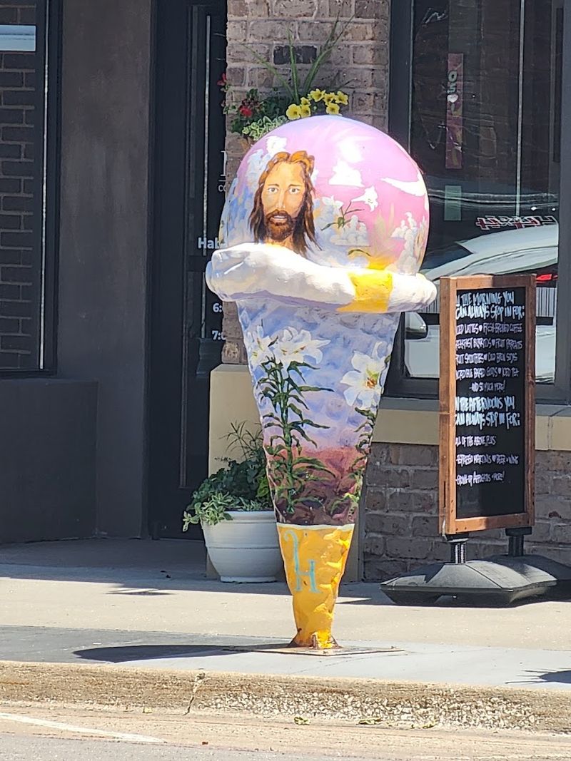 Ice Cream Cone Art Scattered Throughout Le Mars