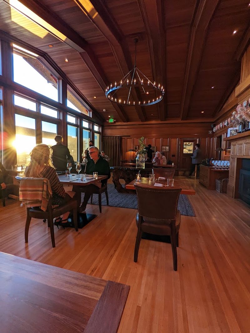 A Twenty-Seat Dining Room With An Ocean View 