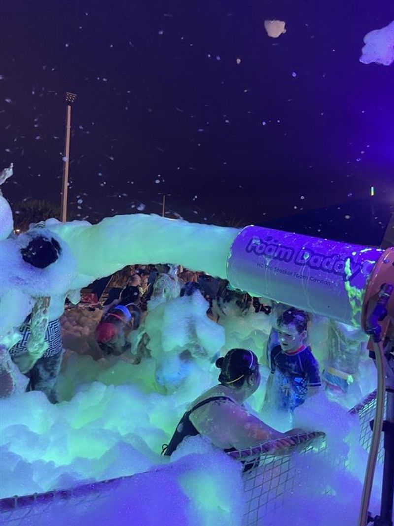 Glow Foam Turns The Deck Into Party Central