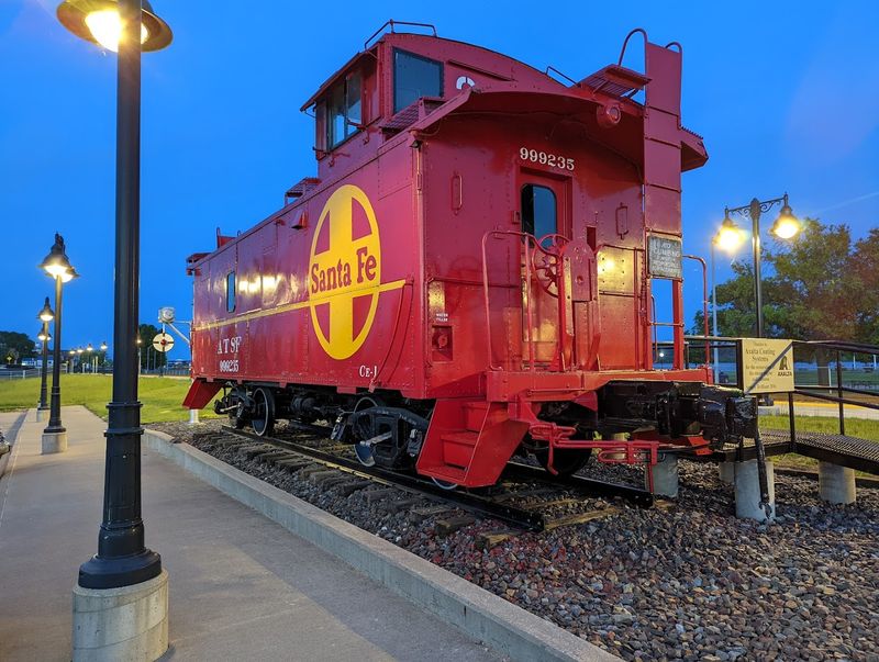 Santa Fe Caboose Number 235 And Its Restored Glory