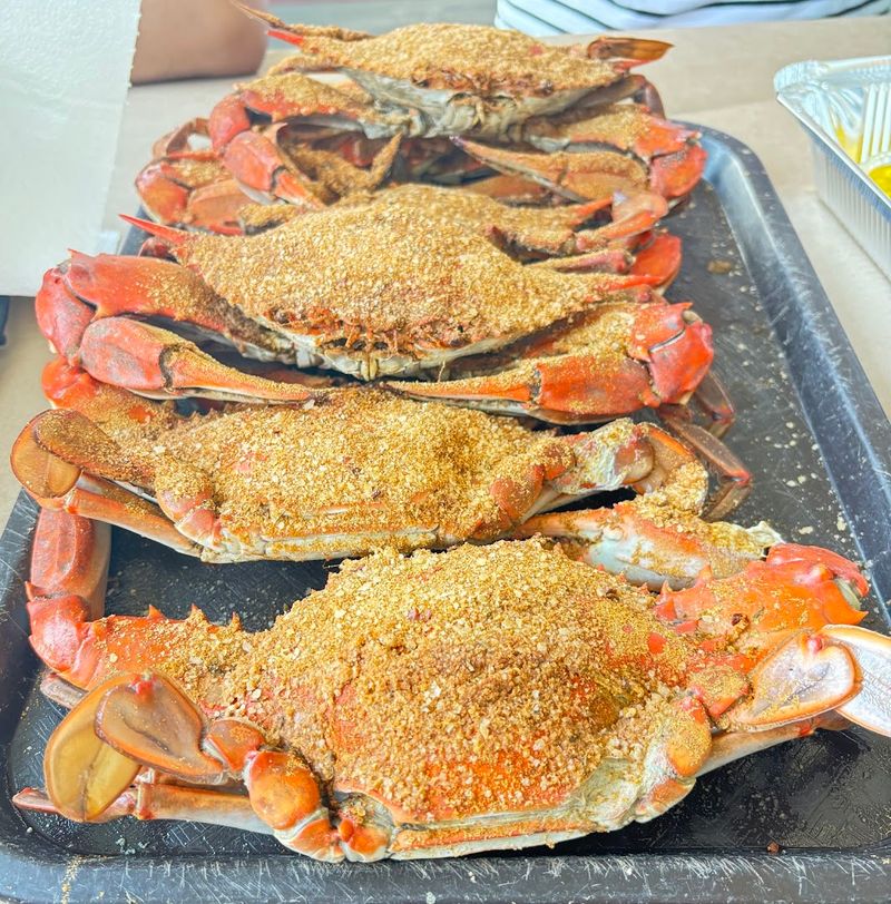 Steamed Blue Crabs Done The Maryland Way