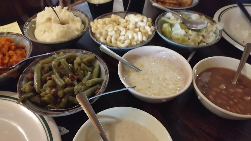 Country Meats Arrive With A Crowd Of Side Dishes