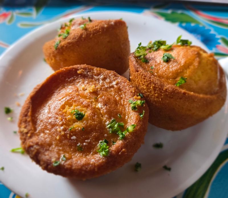 Start With The Complimentary Corn Muffins