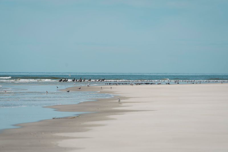 Pale Sand And Shallow Water Create The Tropical Illusion