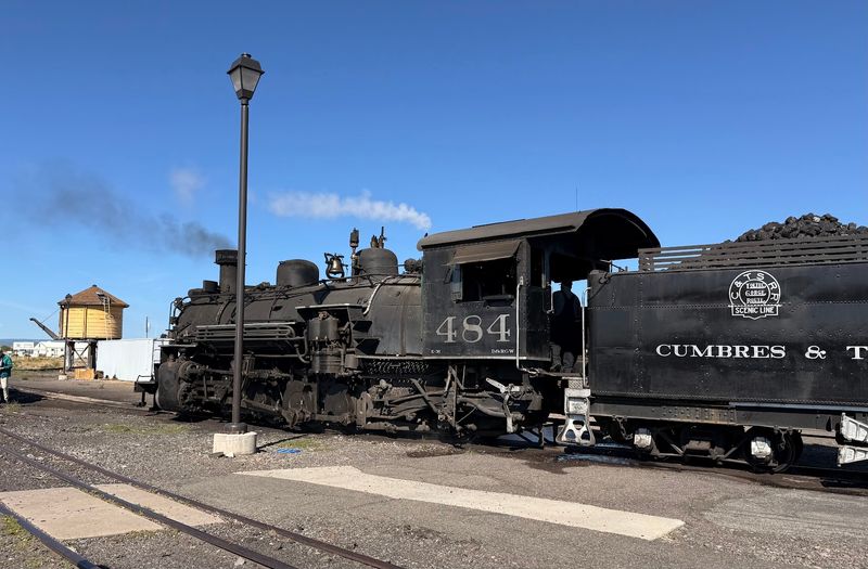 Billowing Steam Signals The Start Of The Journey