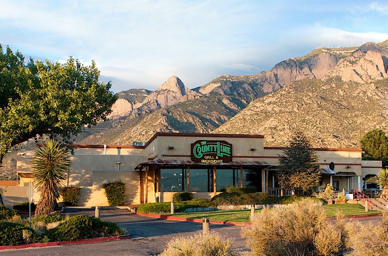 A Southwestern Roadhouse Below The Sandias