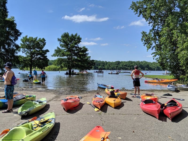 River Pond Beach At Tuttle Creek State Park