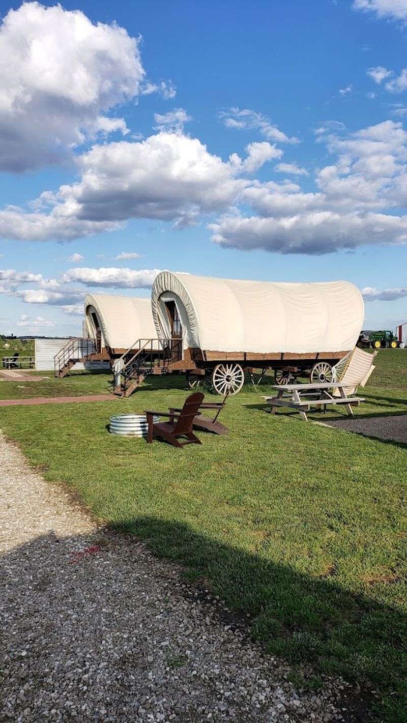 Sleeping In A Covered Wagon Is Exactly What You Hope It Will Be
