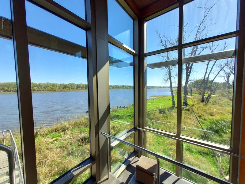 The Visitor Center Layout and Glass Viewing Area